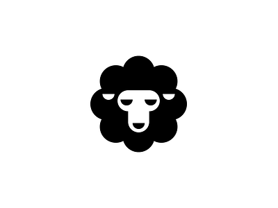 Black Sheep Logo animal black sheep branding logo minimal