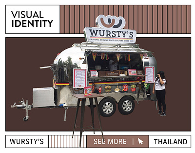 Wursty's branding design graphic design illustration logo logotype ui visual identity