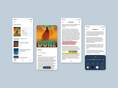 Book reading app app book books figma reading ui uiux ux