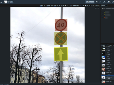 Annotate traffic signs with bounding boxes on Supervisely ai aitrainingdata annotationtools artificialintelligence autonomousvehicles boundingbox computervision cvat dataannotation itsmeshohan jobsearch labelbox machinelearning magerecognition roboflow slack superannotate trafficsignannotation upervisely upwork