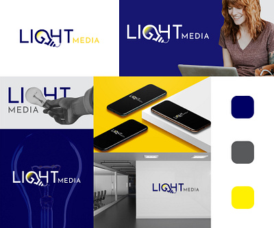 Illuminating Ideas, Brightening Perspectives brand identity branding broadcast channels communication content creative design digital media graphic design illustration logo logo design logos logotype mass media media press publishing text