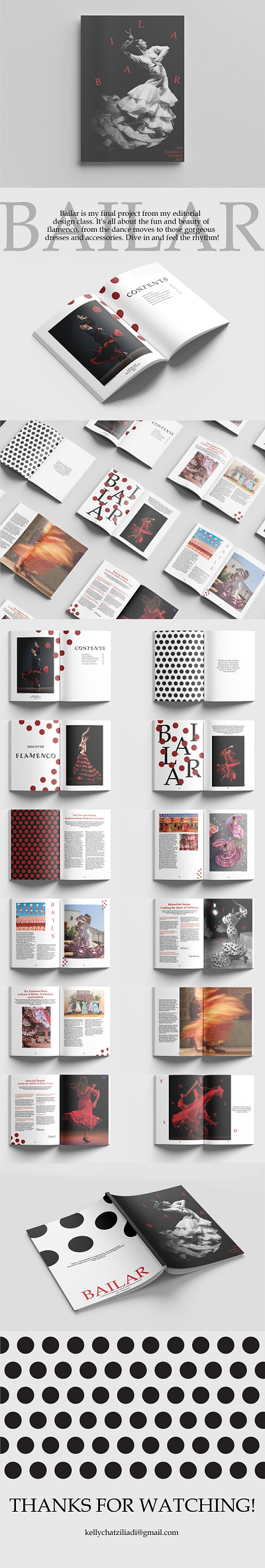 Editorial Design - Bailar magazine branding design editorial editorial design graphic design logo magazine typography