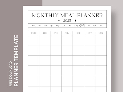 Monthly Meal Planner Free Google Docs Template docs free google docs templates free meal planner template free planner template free template free template google docs google google docs google docs planner template meal meal planner monthly monthly meal planner monthly planner planner planner template template