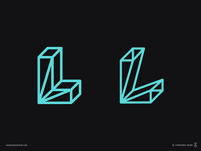 L letter-mark branding business design identity letter logo mark minimal modern monogram samadaraginige simple