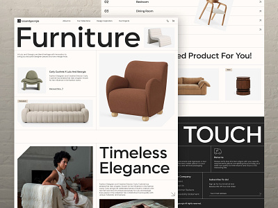 LG - Furniture Company Minimalist Landing Page Website - Home architecture case study clean company profile furniture home page interior interior design landing page luxury minimalist modern ui ux web design web designer website website design website designer website layout
