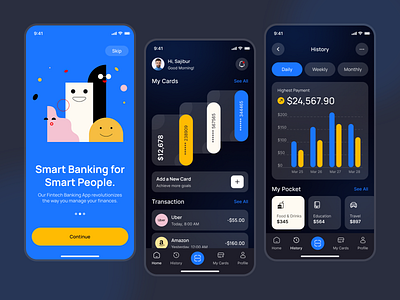 Financial Mobile App Design app design app designer app ui ux design banking app design design figma app design figma uiux financial mobile app design fintech app design fintech app designer mobile app