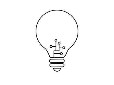 Free Technology-inspired light bulb art bulb design digital art digital drawing drawing graphic design illustrate illustration krita light bulb logo technology vector vector art vector tracing