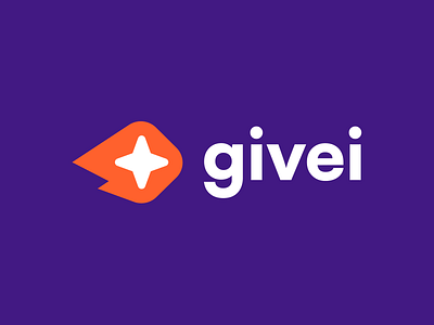 Givei Logo app logo branding clean creator app creator logo design figma illustration logo