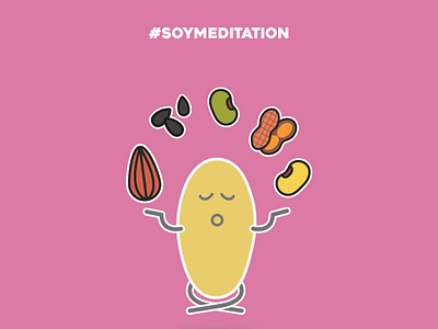 #Soymeditation branding design graphic design illustration