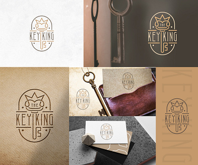 Crafting Keys for Every Need badge badge logo brand brand identity branding design flat graphic design illustration keys king locks logo logo design logos logotype master keys minimal minimalist unique