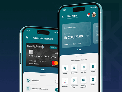 Faysal Bank - Mobile Application app app design app ui bank app bank mobile app bank ui faysal bank finance app mobile mobile app mobile app design mobile app ui mobile design mobile ui mobile ui design ui ui design ui ux ux wallet app