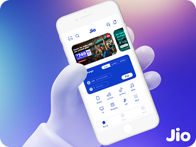 UI/UX Fixes app branding design illustration jio myjio redesign ui uiux ux