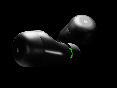 Earbuds - (3D Product) 3d animation graphic design logo motion graphics product product design ui