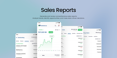 Sales Reports mobile app sales report ui ui uiux
