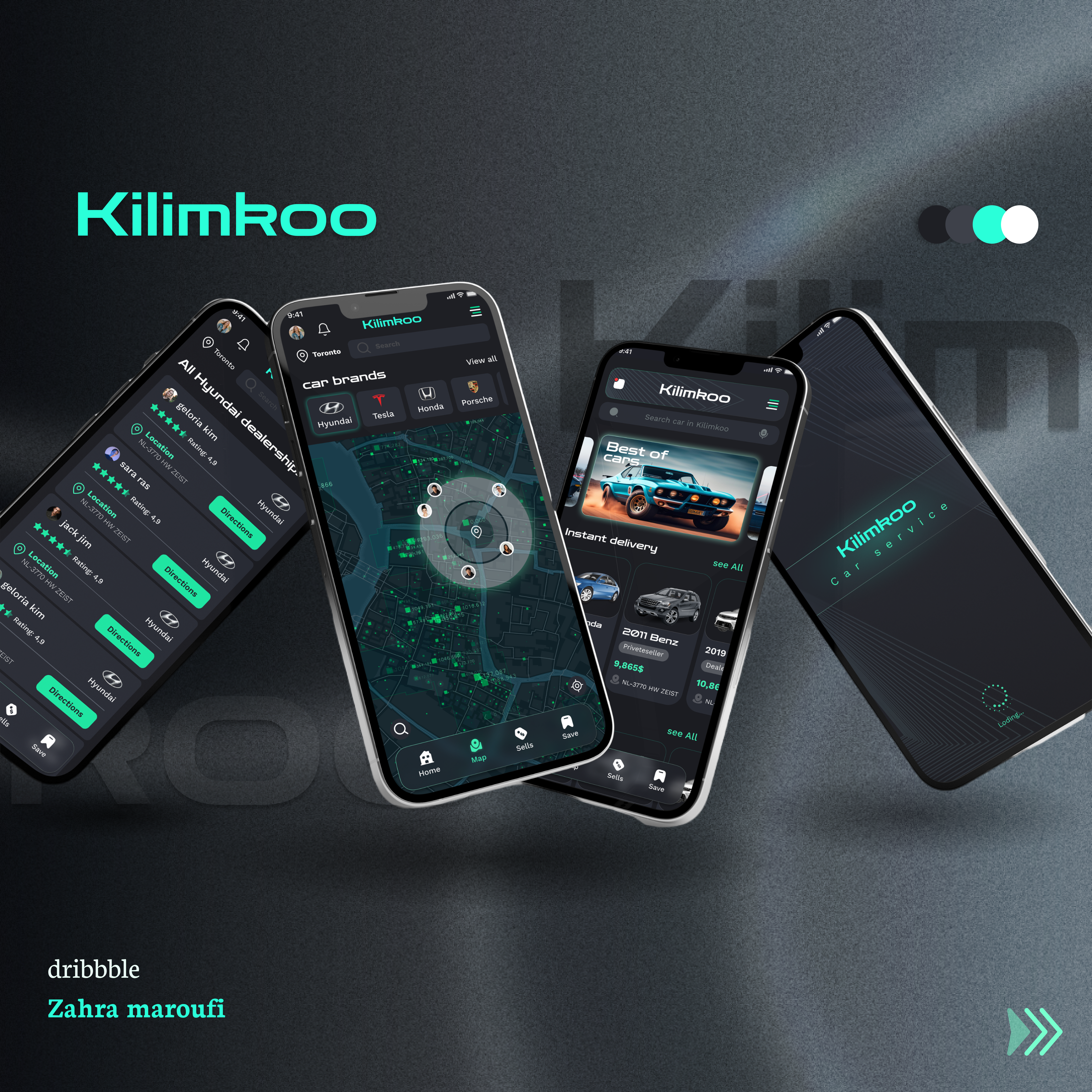 Kilimkoo 🚗 3d animation app design branding car car selling figma graphic design logo motion graphics ui userinterface