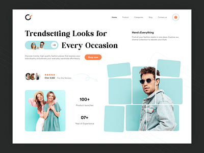 Fashion Shopify Store Template cart cloths design e commerce ecom ecommerce fashion landing page mobile online shopping product design shop shopify template startup store trending ui ux web design website