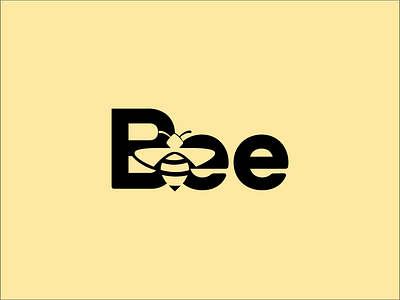 Bee Logo ! bee bee combination logo bee creative logo bee logo bee logo design bee negative space logo bee wordmark logo branding creative logo honey logo logo logo design logo idea minimal logo negative logo negative space logo simple logo wordmark bee logo wordmark logo