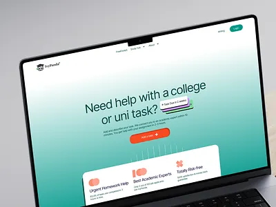 IvyPanda: Academic Website redesign academic agency website best ui design college essays design hero section homework landing page landingpagedesign uiux website website design
