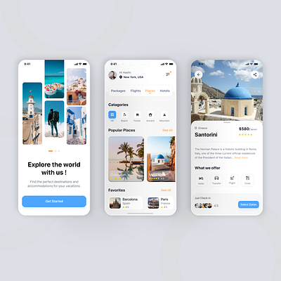 Travel App Design 3d animation app design appconcept branding design designapp dribbleshot figma graphic design illustration inspiration logo motion graphics resources travel app travel website ui vector