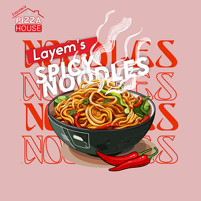 NOODLE branding graphic design logo