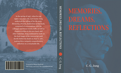 Dreams, Memories, Reflections by Carl G. Jung - Personal Work book book cover design book design carl jung cover design graphic design memories dreams reflections