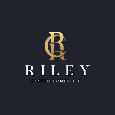 Riley Custom Homes, LLC brand branding business c clean concept design graphic design h illustration letter c letter h letter r logo logo design luxurious minimalist r ui vector