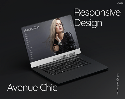 Avenue Chic Web Design / 2024 3d web design awwwards behance ui ux ux ui design ux ui designer web app design