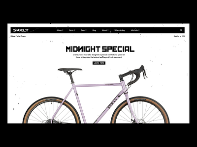 surlybikes.com bikes brand cylcing hero product road web web design