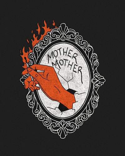 Mother Mother Merch #2 band design draw drawing graphic graphic design hand draw illustration merch