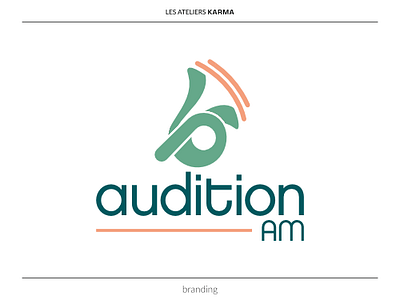 Audition AM brand design brand identity branding graphic design identite graphique identite visuelle identity