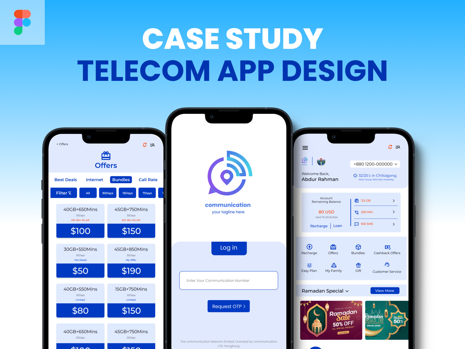 TELECOM APP DESIGN CASE STUDY app design app ui design apps design branding case study design illustration landing page landing page design logo mobile apps design telecom app design ui ui design ux design website design