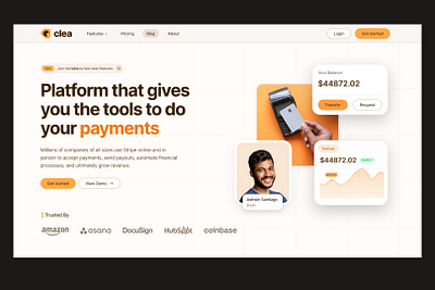 A landing page concept for devtryb