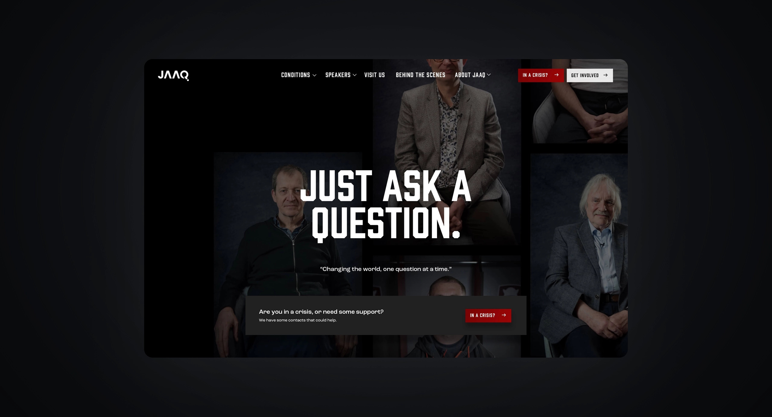 JAAQ – Mobile UI bespoke website ui uiux ux web design website design
