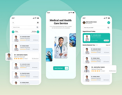 Medical and Healthcare mobile app ui design app design clean medical ui design healthcare mobile app healthcare ui ux landing page medical mobile app medical ui minimal mobile app design mobile app design mobile app ui design mobile landing page mobile ui mobile ui ux product design ui ui design ux