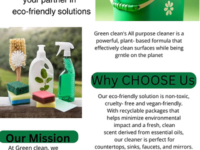 This is a landing page for an eco friendly cleaning community branding color theory graphic design layout print design typography visual identity design