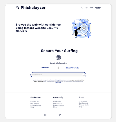 Phishing Site interface design product design ui uiux ux