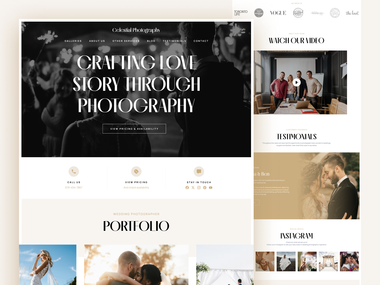 Example of Framer Web Design + Development