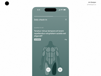 Muscle map 🏋️‍♂️ app digest fitness jimdesigns jimdesigns.co muscle map product design questionnaire recap ui