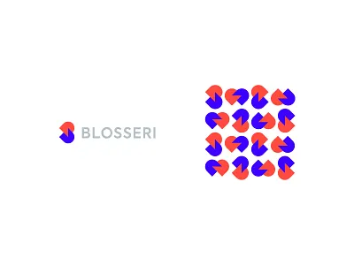 blosseri b branding design font graphic design illustration letter logo symbol vector