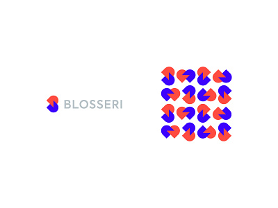 blosseri b branding design font graphic design illustration letter logo symbol vector