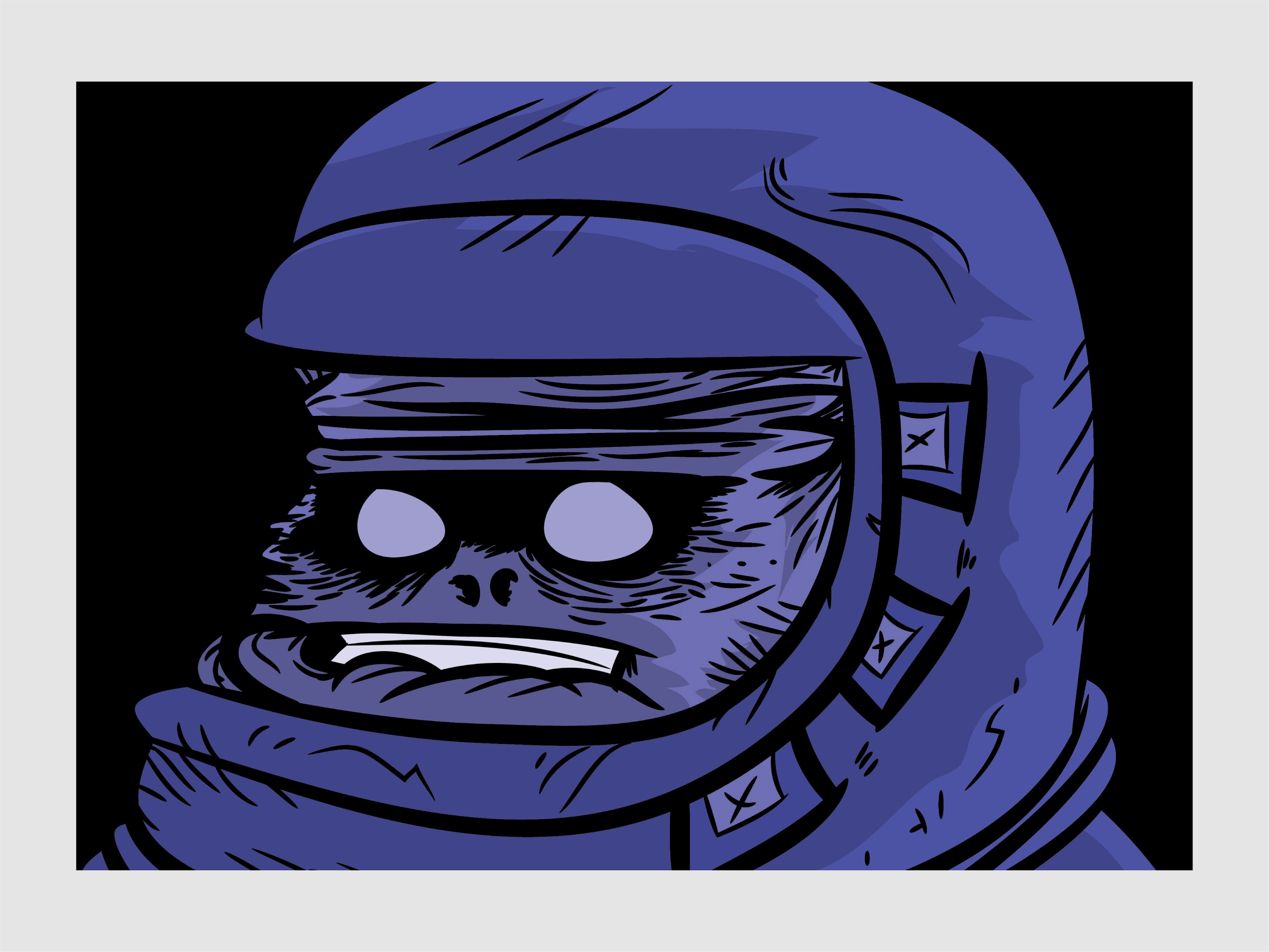 Example of A Concerned Astronaut Illustration