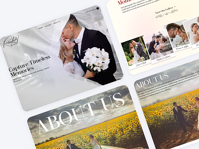 Wedding Photography Studio /Website agency figma photography ui web design website wedding