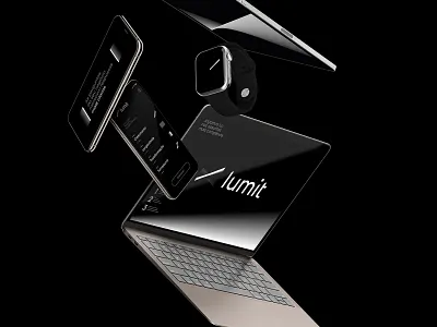 Lumit - Branding black branding graphic design logo mobile technology