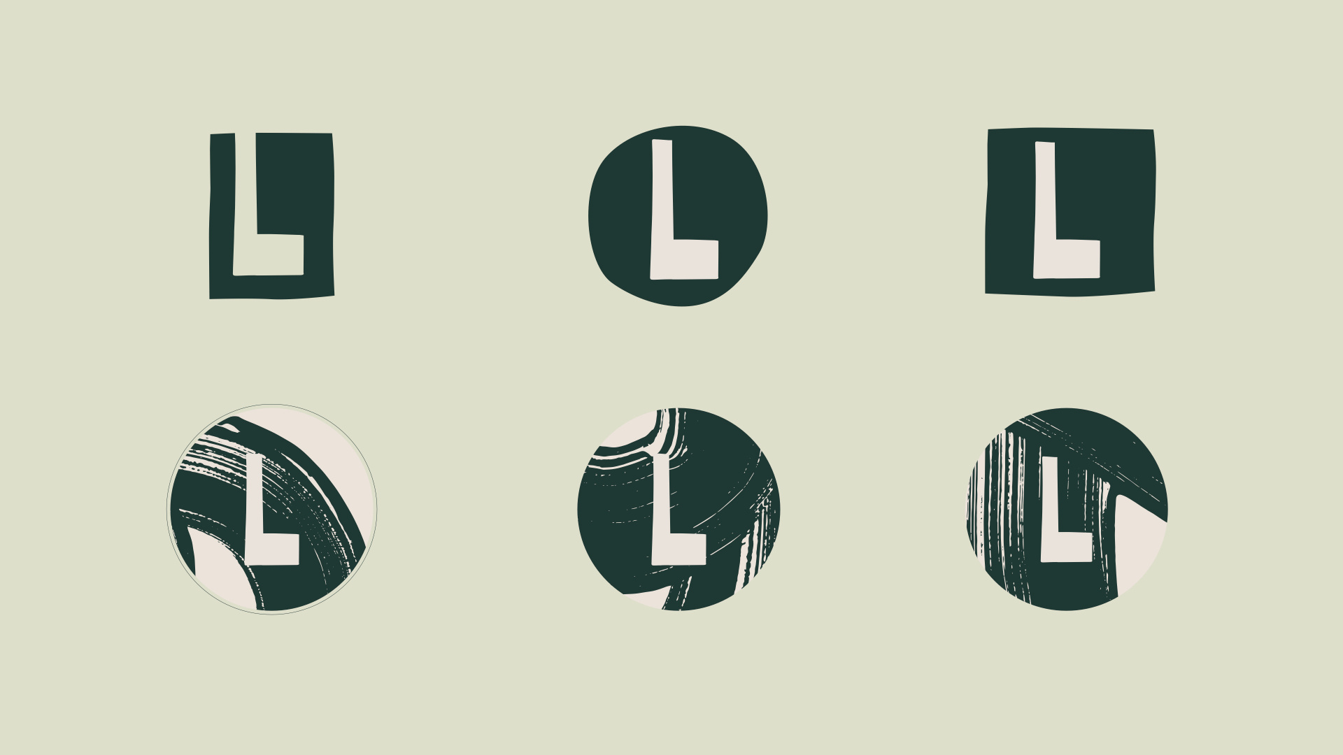 Linus - Branding brand identity branding branding design graphic design handmade logo logo design paint paint texture tag texture