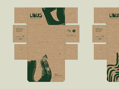 Linus - Branding brand design brand identity branding branding design design eco eco friendly eco packaging graphic design handmade illustration logo logo design packaging paintbrush shoes texture