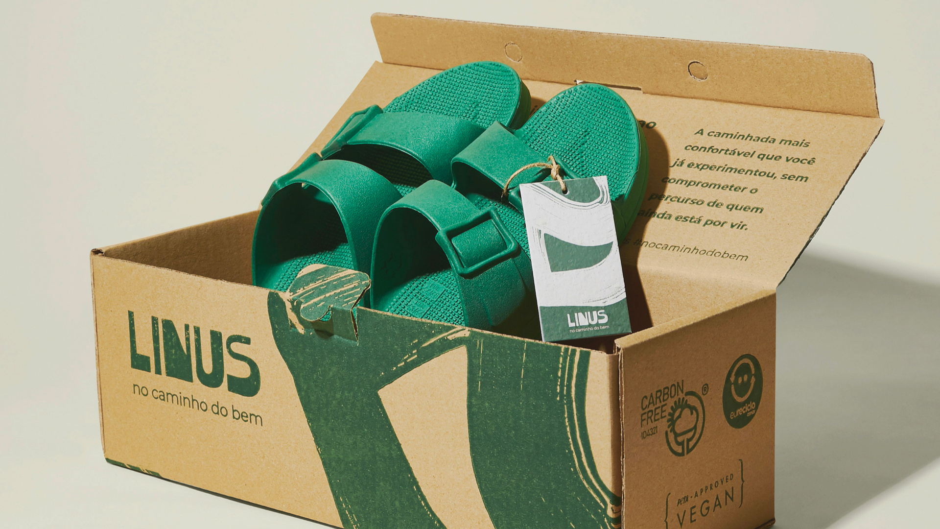 Linus - Branding brand design brand identity branding branding design brazil brazillian design eco ecofriendly graphic design green logo logo design packaging packaging design shoes tag