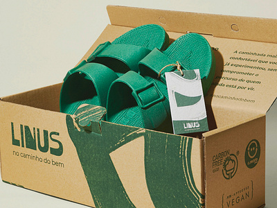 Linus - Branding brand design brand identity branding branding design brazil brazillian design eco ecofriendly graphic design green logo logo design packaging packaging design shoes tag