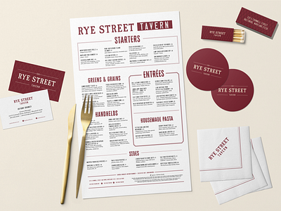 Brand Kit for Restaurant brand design brand identity branding business card design logo design menu design print design restaurant typography