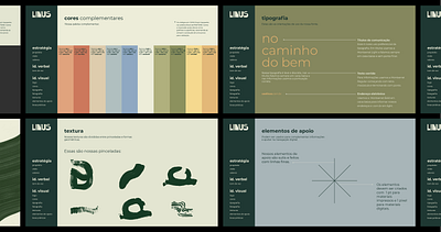 Linus - Brand Guidelines brand design brand guidelines brand identity brand system brandbook branding branding design brazil brazillian colors design eco graphic design guidelines icons logo logo design shoe shoes texture