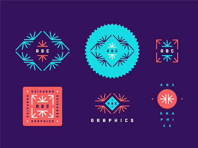 ABC Graphics [ logo concepts ] badge branding brassai emblem graphic design graphics logo vector